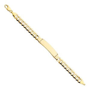 14KY Cuban 250 ID Bracelet