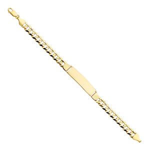 14KY Cuban 210 ID Bracelet