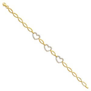 14KY CZ Bracelet