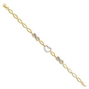 14KY CZ Bracelet