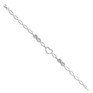 14KW CZ Bracelet