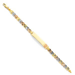 14K 3C Guadalupe ID Bracelet