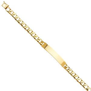 14KY Cuban Link ID Bracelet