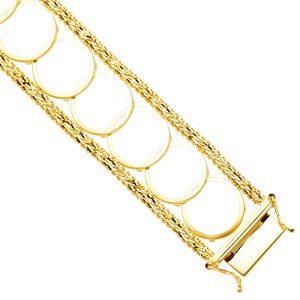 14KY 2.5 Pesos Bola Bracelet