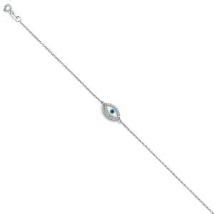 14KW Evil Eye Bracelet