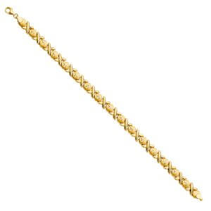 14KY Stampato Bracelet