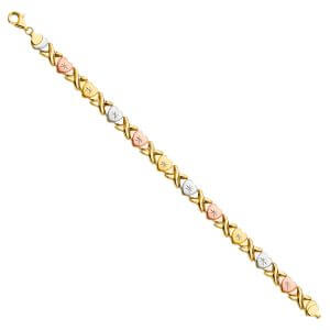 14K 3C Stampato Bracelet