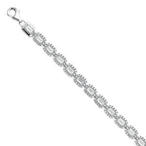 14KW Swarovski CZ Bracelet