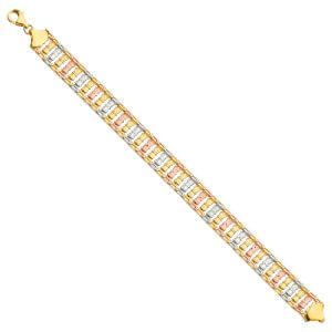 14K 3C Fancy Bracelet