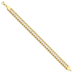 14K 2T Fancy Bracelet