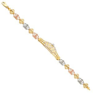 14K 3C 15 Years ID Bracelet