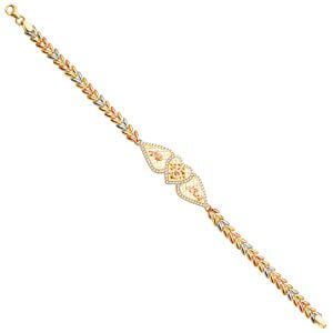 14K 3C 15 Years ID Bracelet