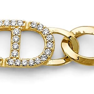 14KY CZ Fancy Bracelet