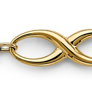 14K 3C Infiniti Bracelet