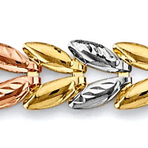 14K 3C Fancy Hollow Bracelet