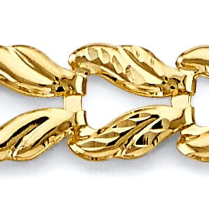 14KY Fancy Hollow Bracelet