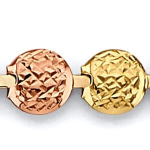 14K 3C Fancy Bracelet