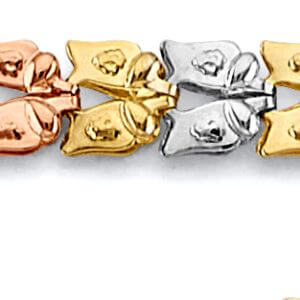 14K 3C Fancy Bracelet