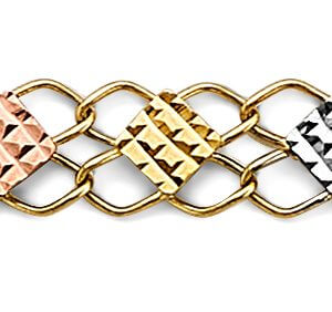 14K 3C DC Bracelet