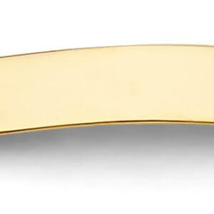 14KY Cross Plain ID Bracelet