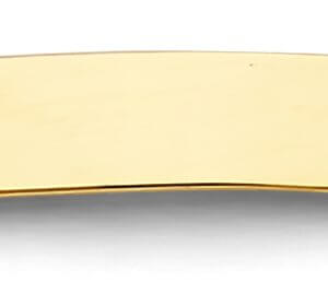 14K 3C Heart Plain ID Bracelet
