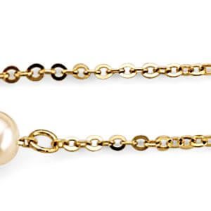 14K 3C 2 Line Ball Bracelet