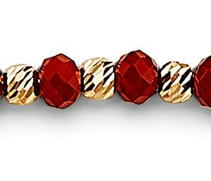 14KY Coral Bracelet