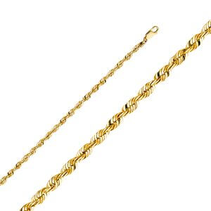 14KY 4mm Rope Chain