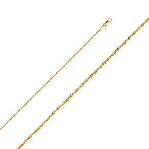 14KY 1.5mm Rope Chain