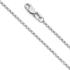 14KW 1.6mm Classic Rolo Cable Chain
