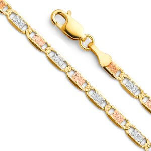 14K 3C 3.3mm Valentino Chain
