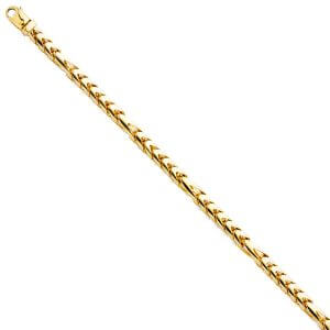 14KY 6.1mm Handmade Chain