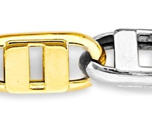 14K 2T Hollow Double Anchor Chain