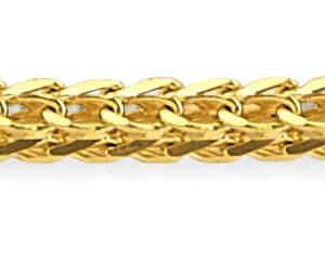 14KY 3mm 8DC Open Franco Chain