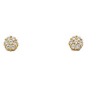 14KY CZ Earrings (ER321)