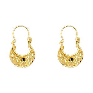 14KY DC Basket Earrings