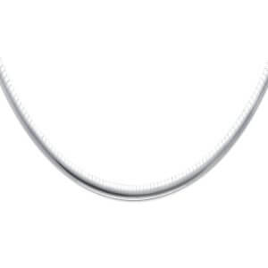 14K 2T Reversible Omega (5mm) Chain