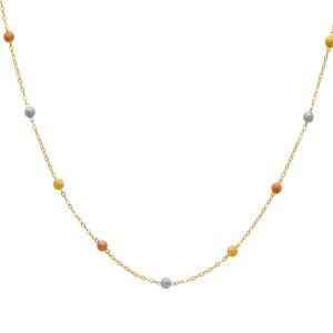 14K 3C Fancy Necklace (NK37)