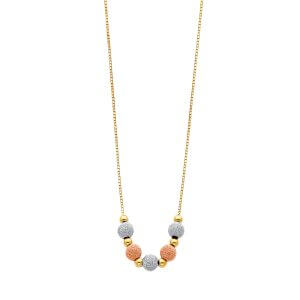 14K 3C Light Hanging Necklace (NK71)