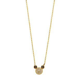 14KY Mouse Necklace (NK109)