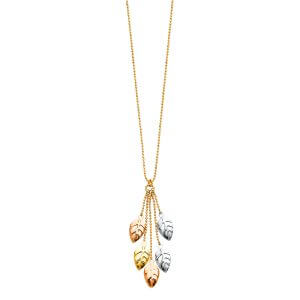 14K 3C LEAVES Necklace