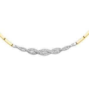 14KY Fancy CZ Necklace /Set