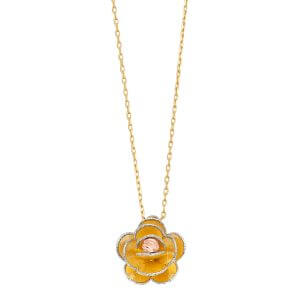 14K 3C Flower Light Necklace