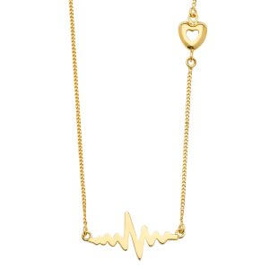 14KY Heartbeat Necklace