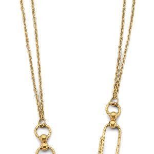 14KY DC Paperclip Necklace