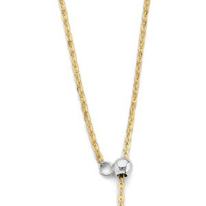 14K 3C Heart String Necklace