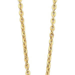 14KY CZ Open Star Necklace