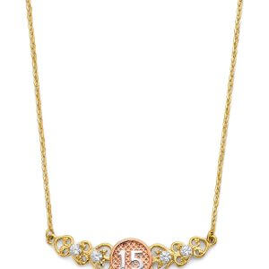 14KY 2T 15 Years Necklace