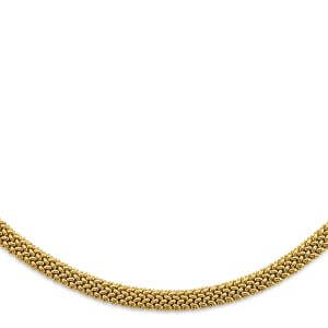 14KY Hollow Mesh Design Necklace