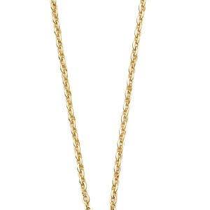 14K 2T CZ Tear Drop with Butterfly Necklace